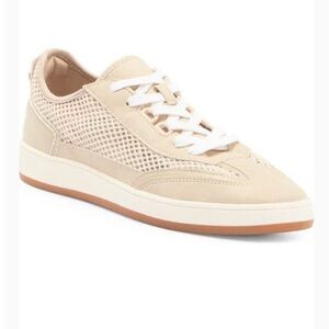 NWT Women's sz6.5 Anne Klein Beige Mesh Casual Sneakers